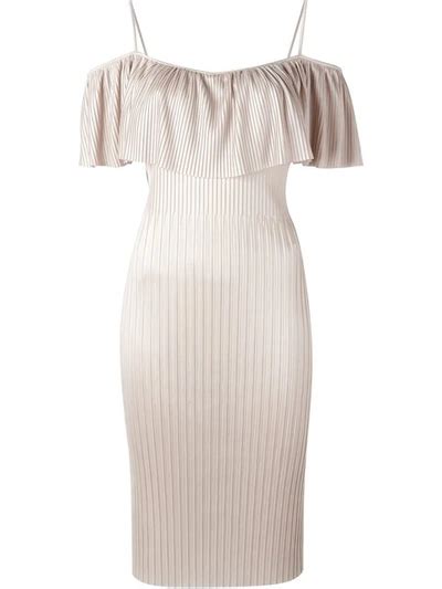 givenchy dress magan|Givenchy technical pleated dress.